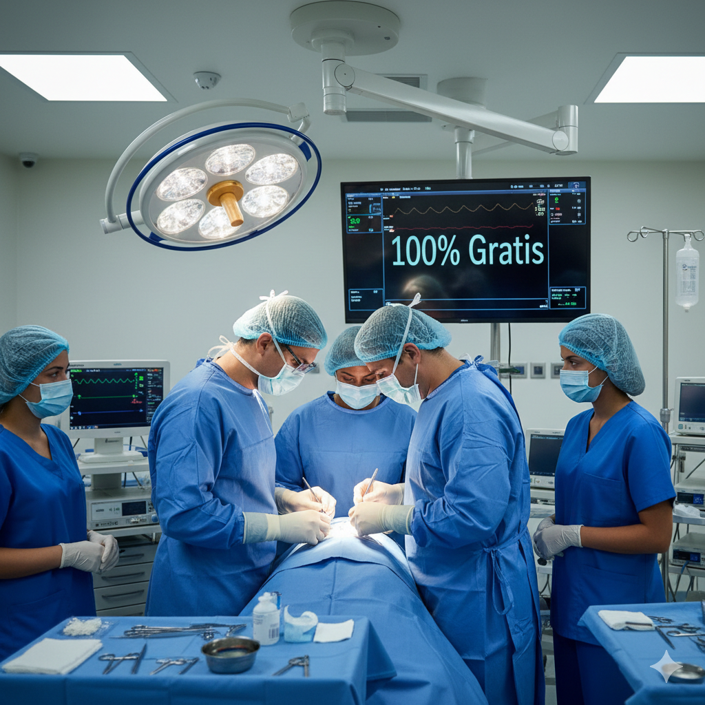 asistencia médico quirúrgica (100% gratis)