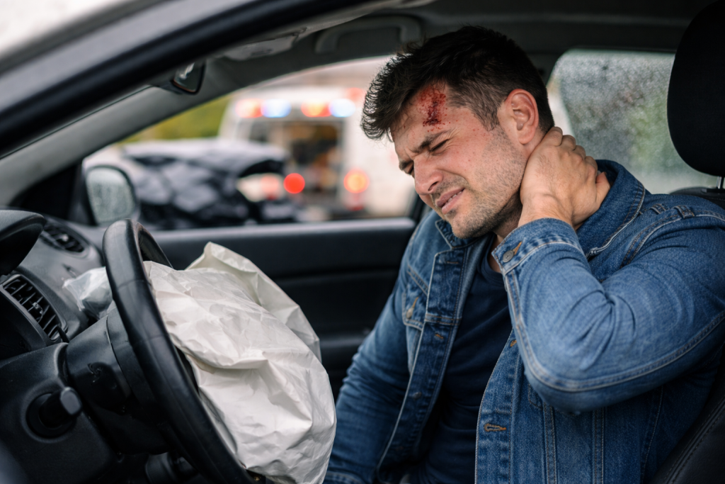 dolor de cuello después de accidente de coche