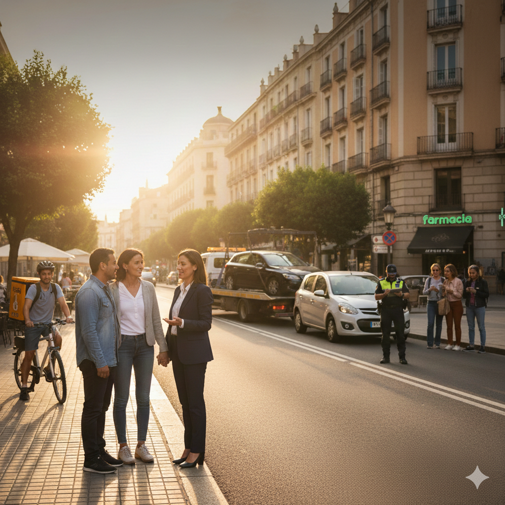 accidente de trafico madrid españa