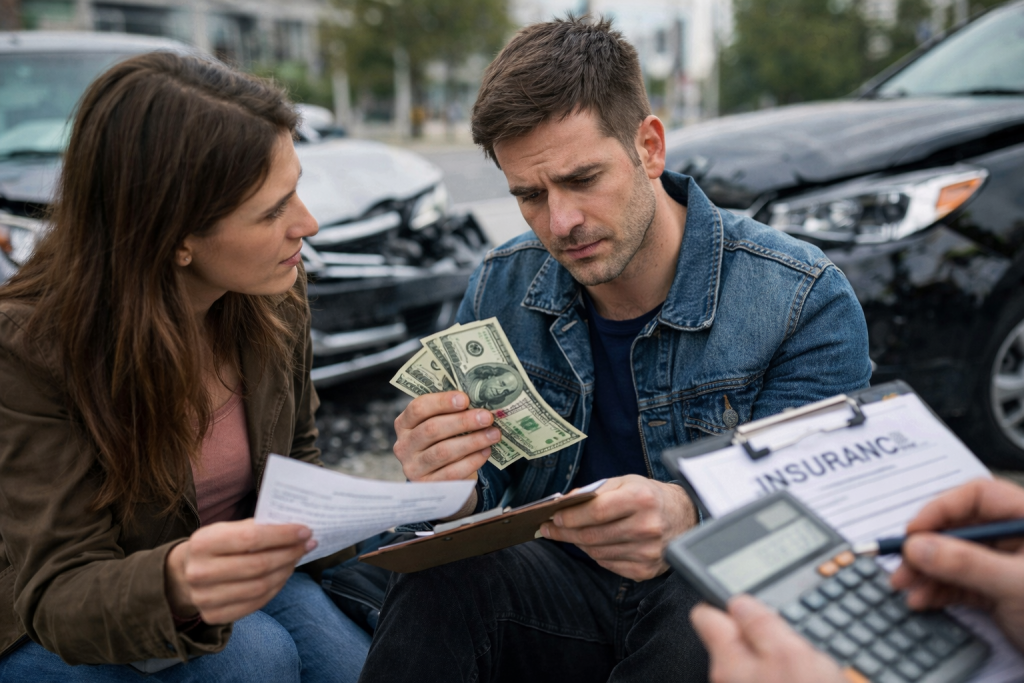 ¿cuánto me corresponde por accidente de tráfico?
