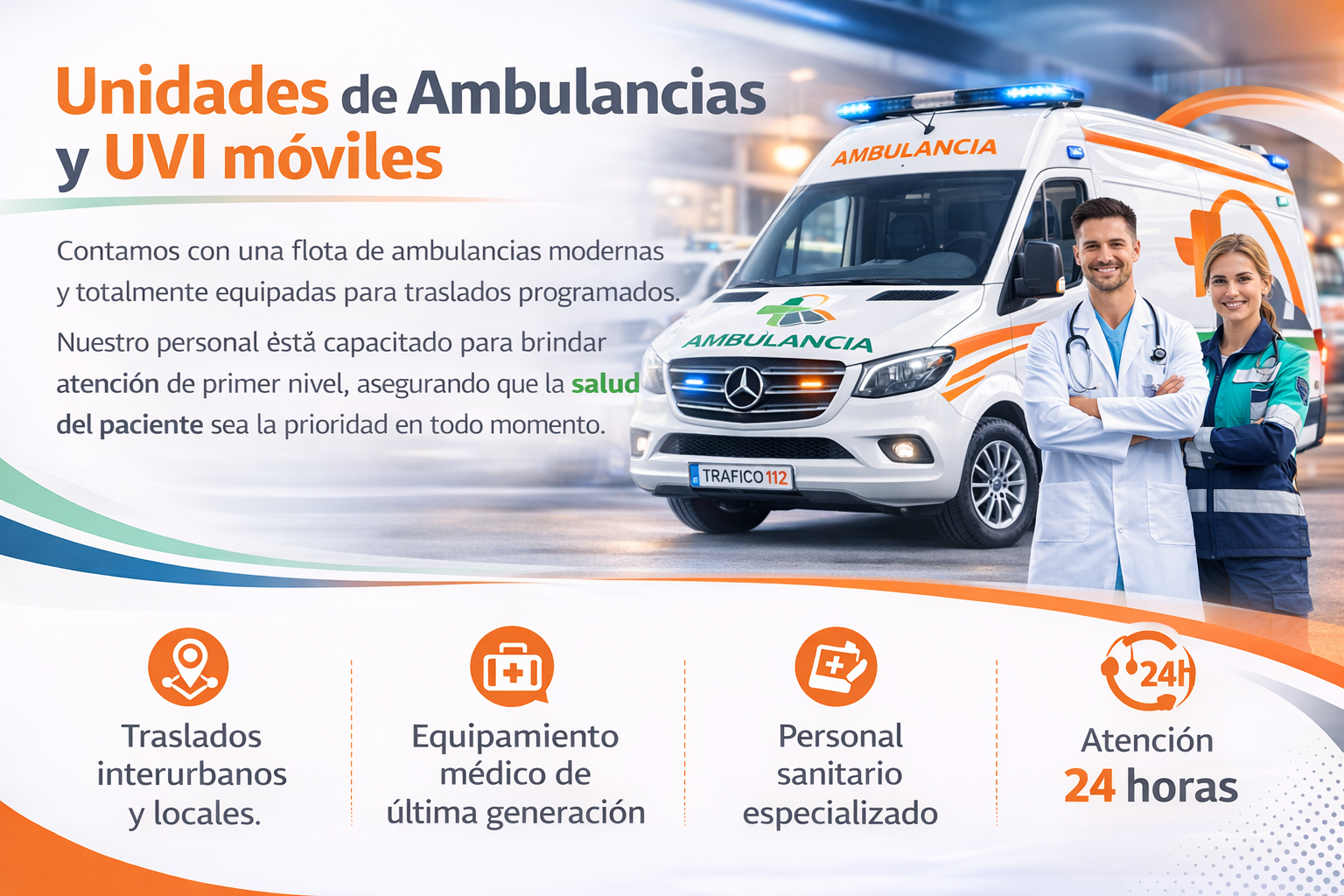 unidades de ambulancias y uvi móviles