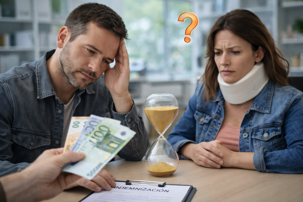 cuánto tarda una indemnización por accidente