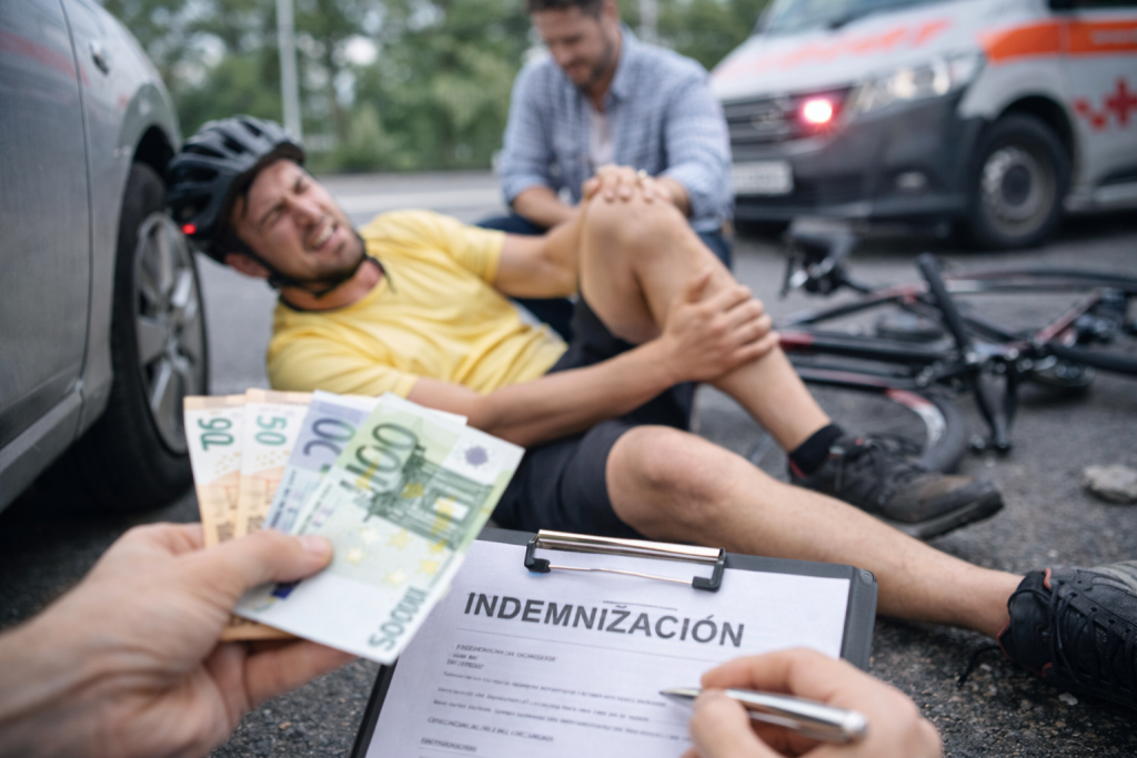 indemnización accidente ciclista atropellado
