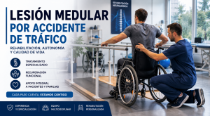Lesión medular por accidente de tráfico: recuperación, indemnización y asistencia especializada