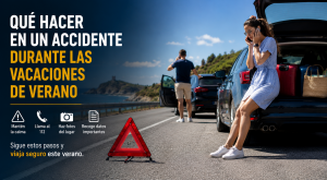 Guía práctica para actuar correctamente en un accidente durante las vacaciones de verano en España