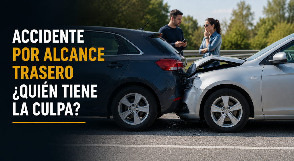 Cómo se determina la responsabilidad en un accidente por alcance trasero en España 2026 Accidente por alcance trasero quién tiene la culpa