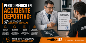 Perito médico en accidente deportivo: cómo se valoran las lesiones y secuelas