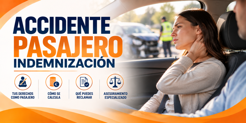 Accidente pasajero indemnización: cuánto puedes reclamar y quién debe pagar indemnización para pasajeros tras un accidente