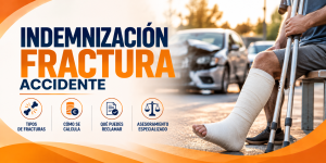 Indemnización fractura accidente: cuánto puedes reclamar y cómo se calcula