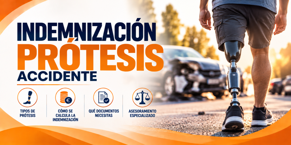 Indemnización prótesis accidente: qué gastos puedes reclamar y cómo se calcula indemnización por prótesis tras accidente