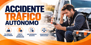 Accidente tráfico autónomo: cómo reclamar la pérdida de ingresos y la indemnización